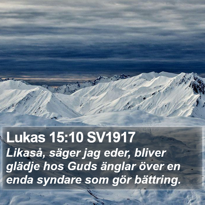 Lukas 15:10 SV1917 Bible Study