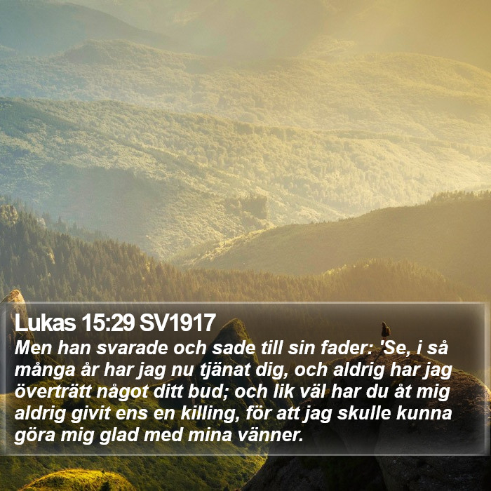 Lukas 15:29 SV1917 Bible Study