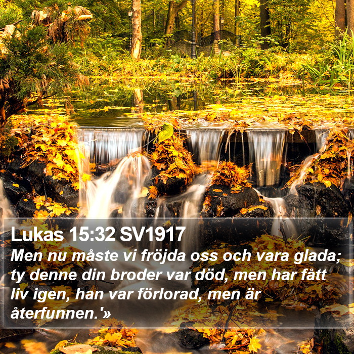 Lukas 15:32 SV1917 Bible Study