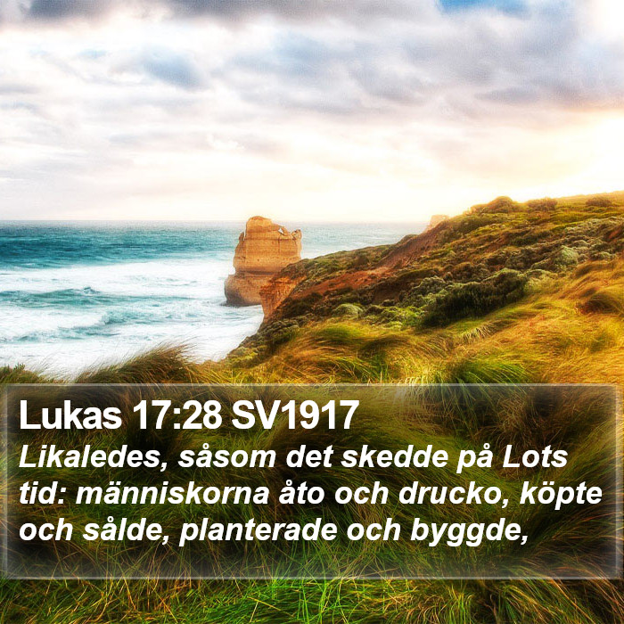 Lukas 17:28 SV1917 Bible Study