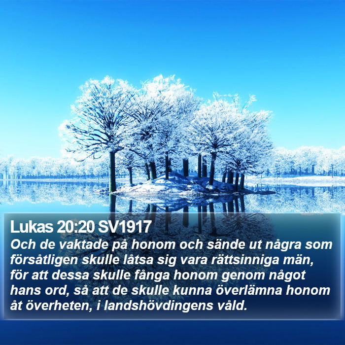 Lukas 20:20 SV1917 Bible Study