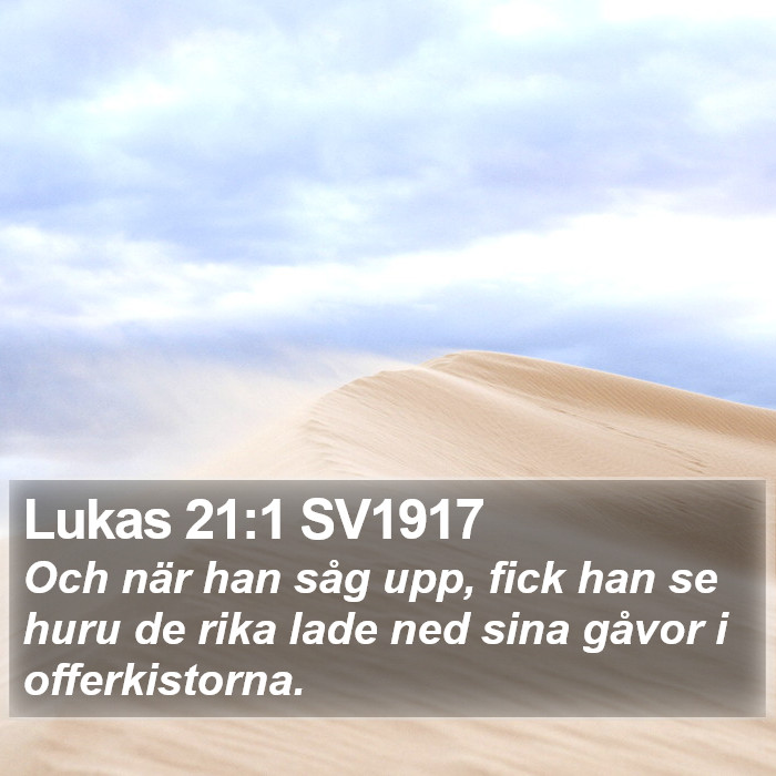 Lukas 21:1 SV1917 Bible Study