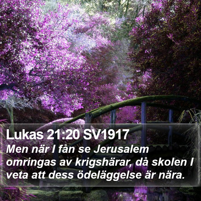 Lukas 21:20 SV1917 Bible Study