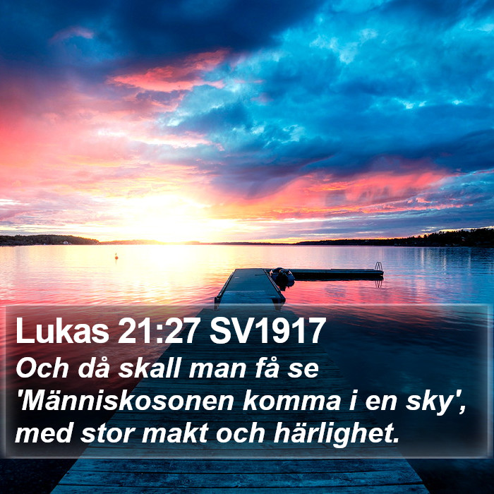 Lukas 21:27 SV1917 Bible Study