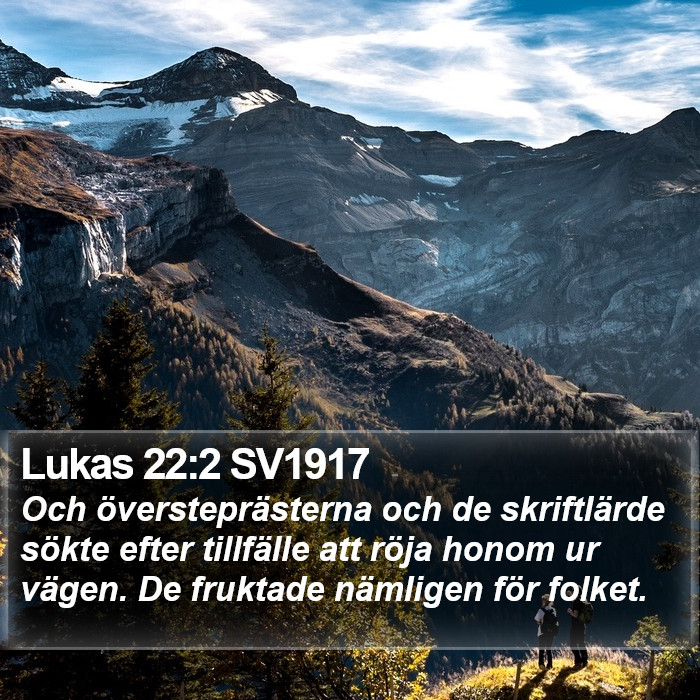 Lukas 22:2 SV1917 Bible Study