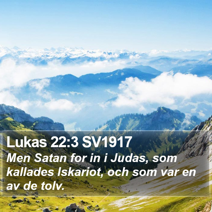 Lukas 22:3 SV1917 Bible Study