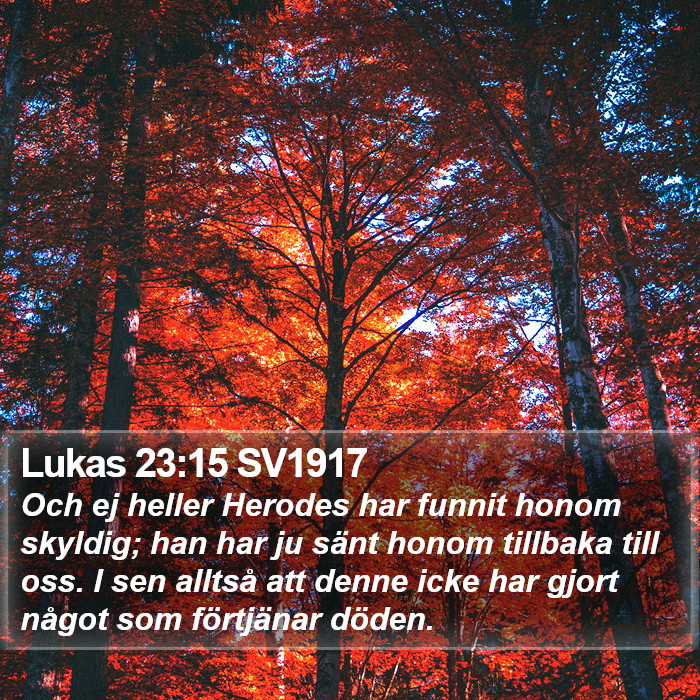 Lukas 23:15 SV1917 Bible Study