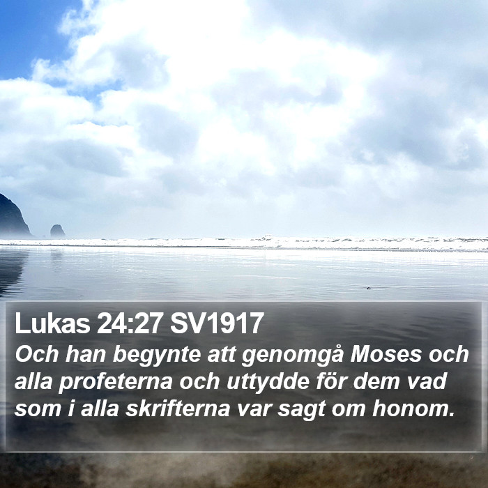 Lukas 24:27 SV1917 Bible Study