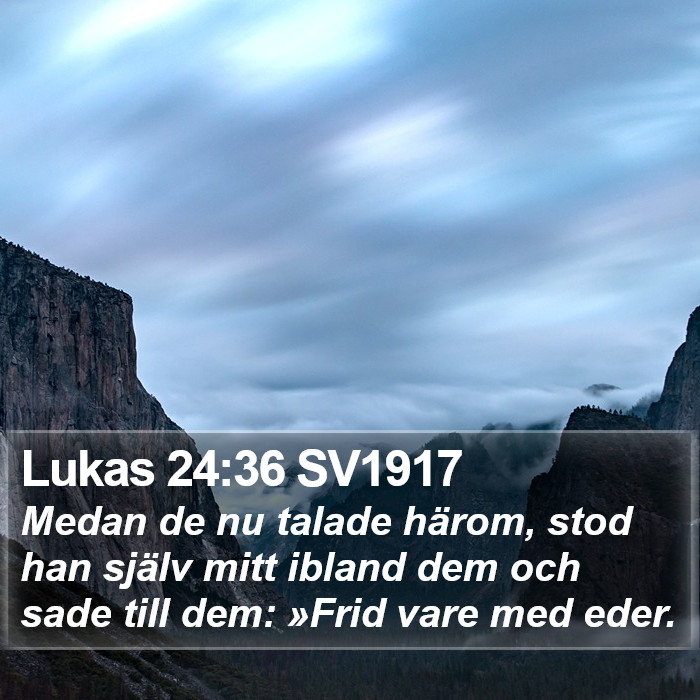 Lukas 24:36 SV1917 Bible Study