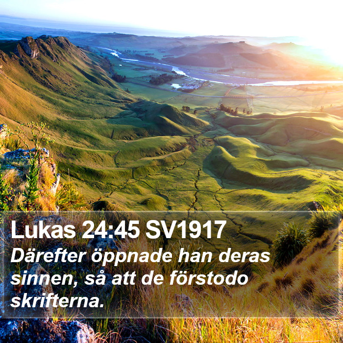 Lukas 24:45 SV1917 Bible Study