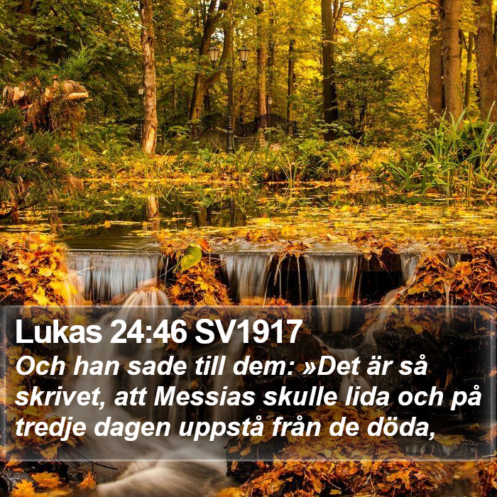 Lukas 24:46 SV1917 Bible Study