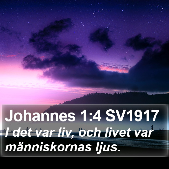 Johannes 1:4 SV1917 Bible Study