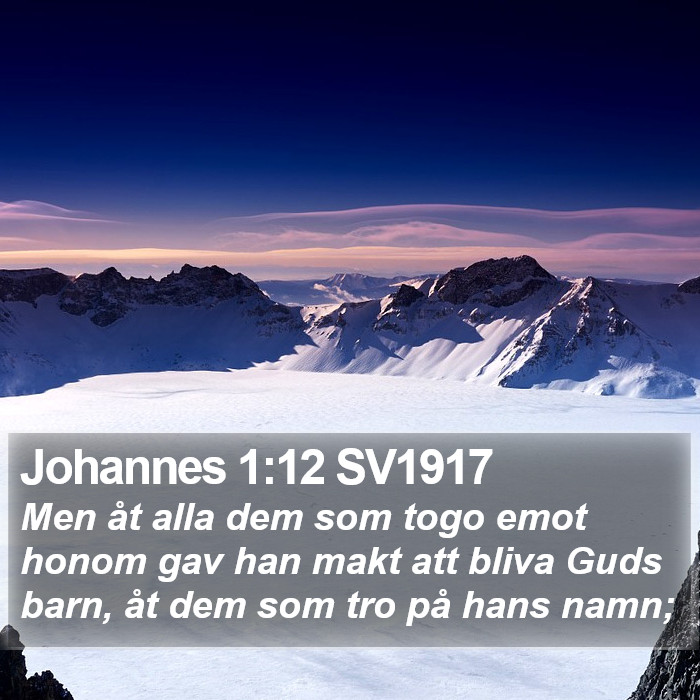 Johannes 1:12 SV1917 Bible Study