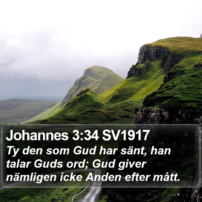 Johannes 3:34 SV1917 Bible Study