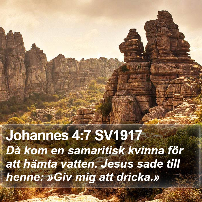 Johannes 4:7 SV1917 Bible Study