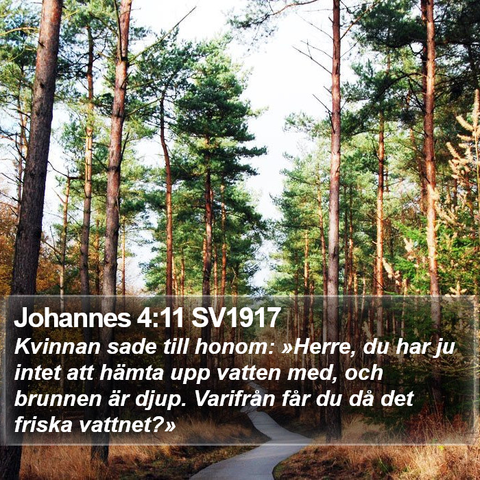 Johannes 4:11 SV1917 Bible Study