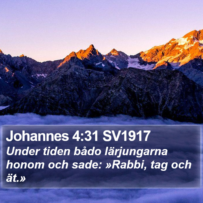 Johannes 4:31 SV1917 Bible Study