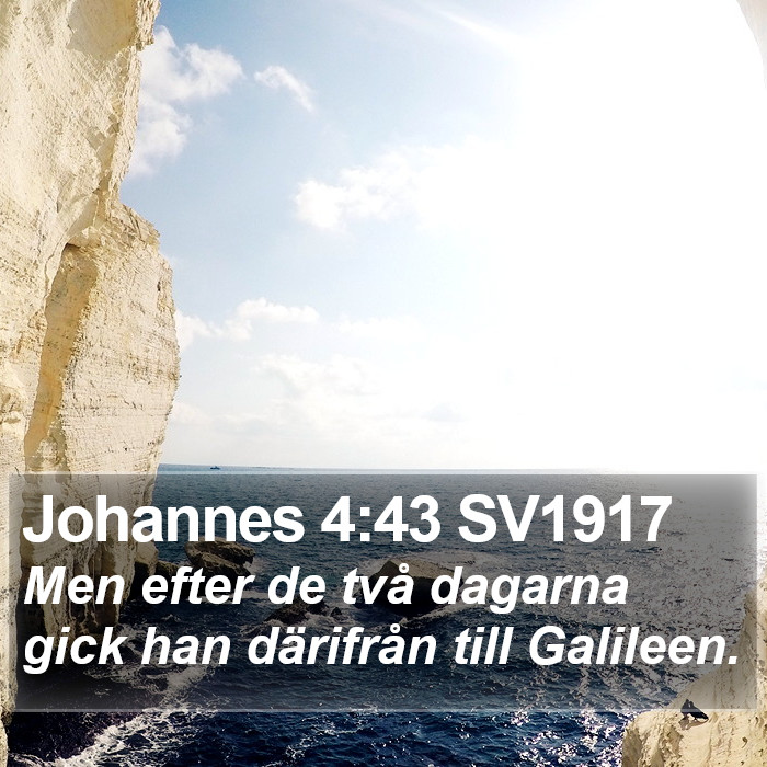 Johannes 4:43 SV1917 Bible Study