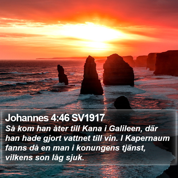 Johannes 4:46 SV1917 Bible Study