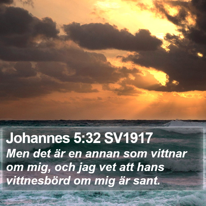 Johannes 5:32 SV1917 Bible Study