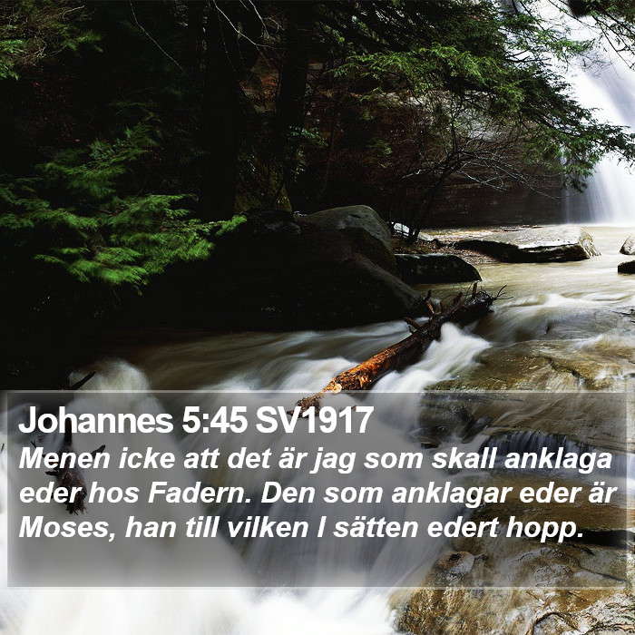 Johannes 5:45 SV1917 Bible Study