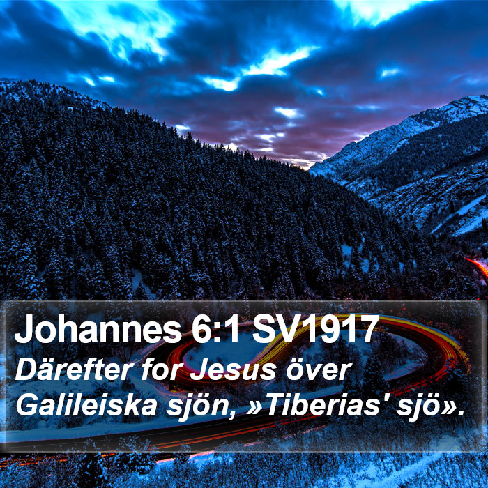 Johannes 6:1 SV1917 Bible Study