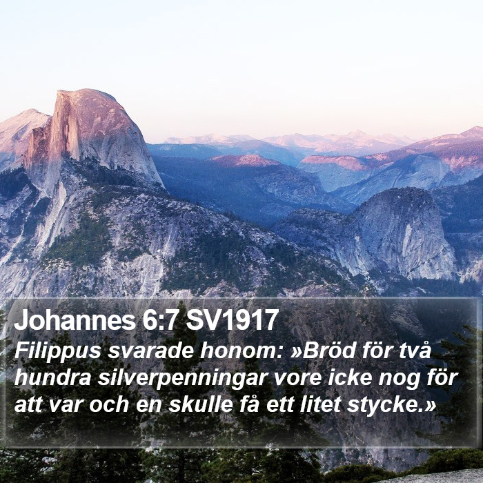 Johannes 6:7 SV1917 Bible Study