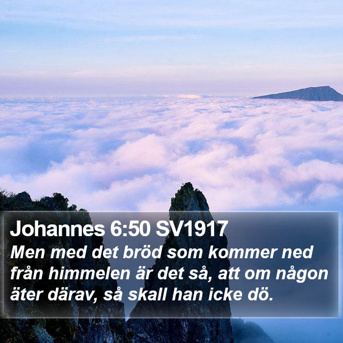 Johannes 6:50 SV1917 Bible Study