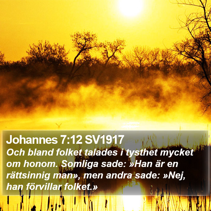 Johannes 7:12 SV1917 Bible Study