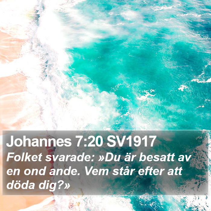 Johannes 7:20 SV1917 Bible Study