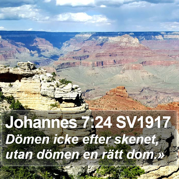 Johannes 7:24 SV1917 Bible Study