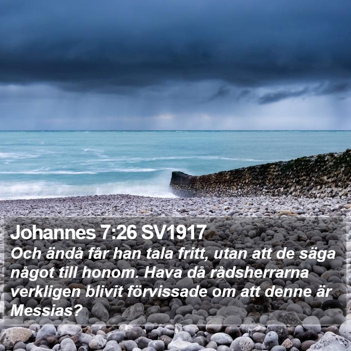 Johannes 7:26 SV1917 Bible Study