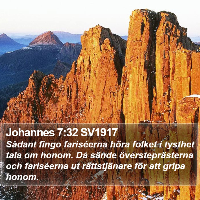 Johannes 7:32 SV1917 Bible Study