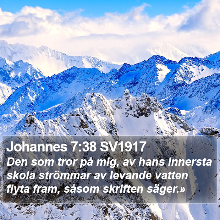 Johannes 7:38 SV1917 Bible Study