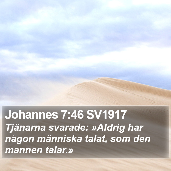 Johannes 7:46 SV1917 Bible Study