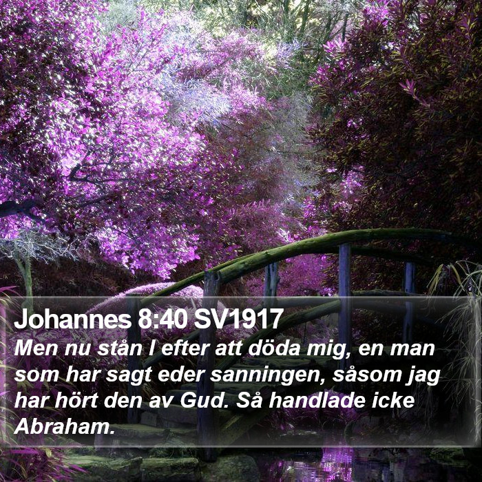 Johannes 8:40 SV1917 Bible Study