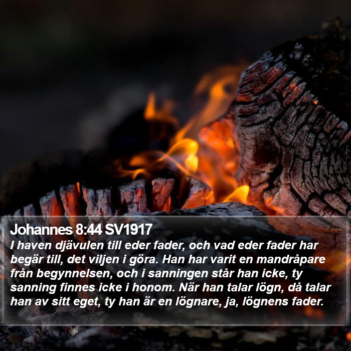 Johannes 8:44 SV1917 Bible Study