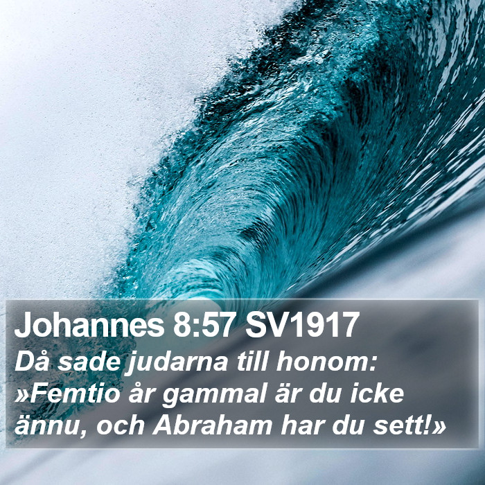 Johannes 8:57 SV1917 Bible Study