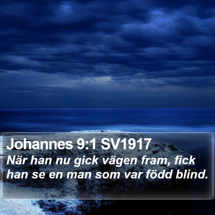 Johannes 9:1 SV1917 Bible Study