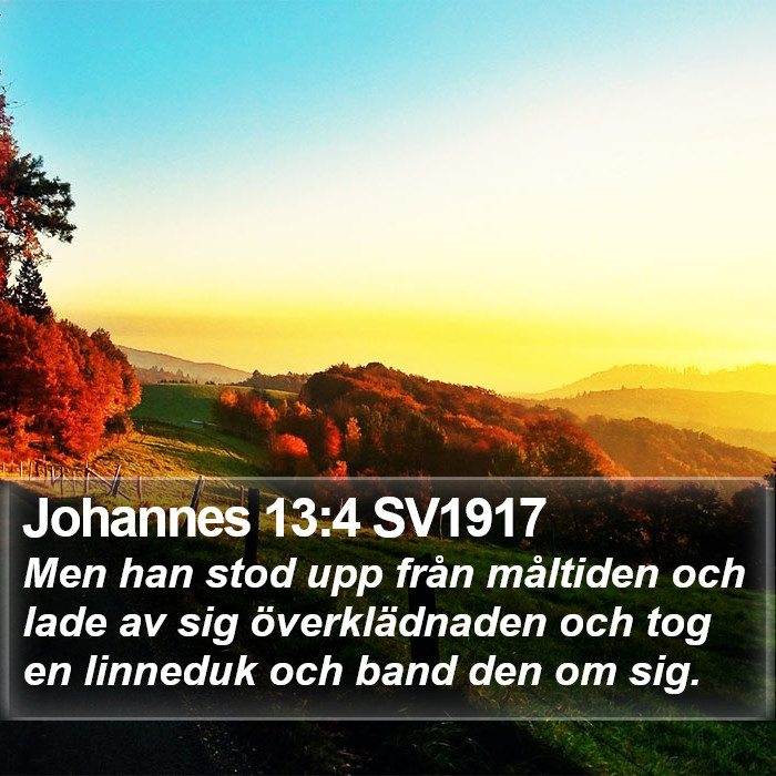 Johannes 13:4 SV1917 Bible Study