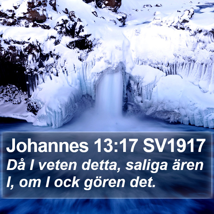 Johannes 13:17 SV1917 Bible Study