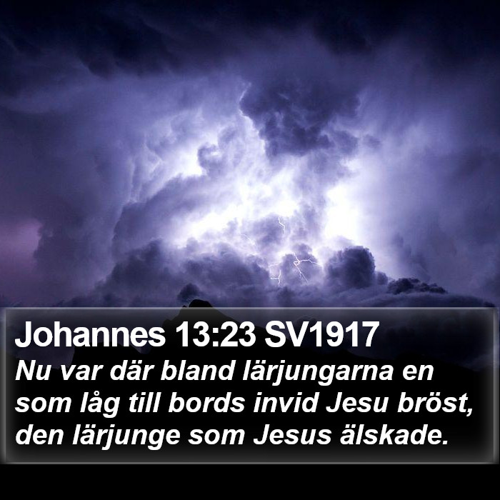 Johannes 13:23 SV1917 Bible Study