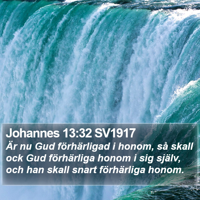 Johannes 13:32 SV1917 Bible Study