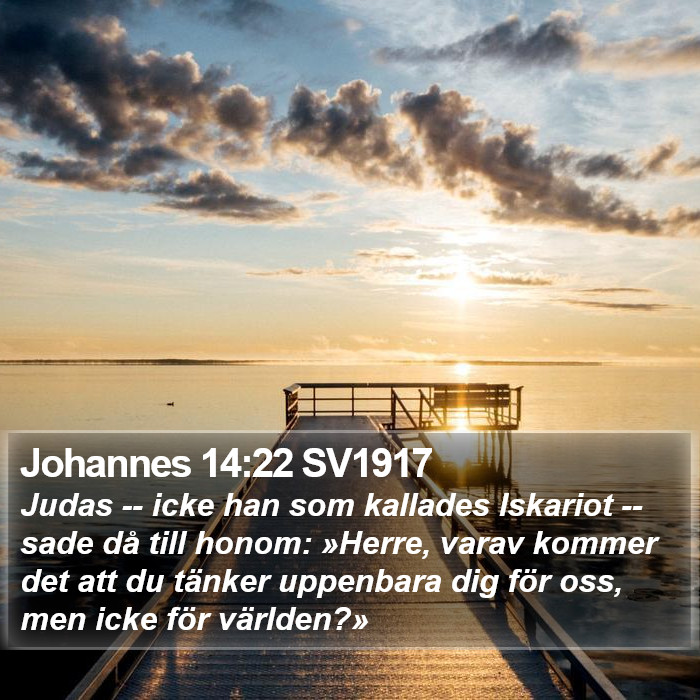 Johannes 14:22 SV1917 Bible Study