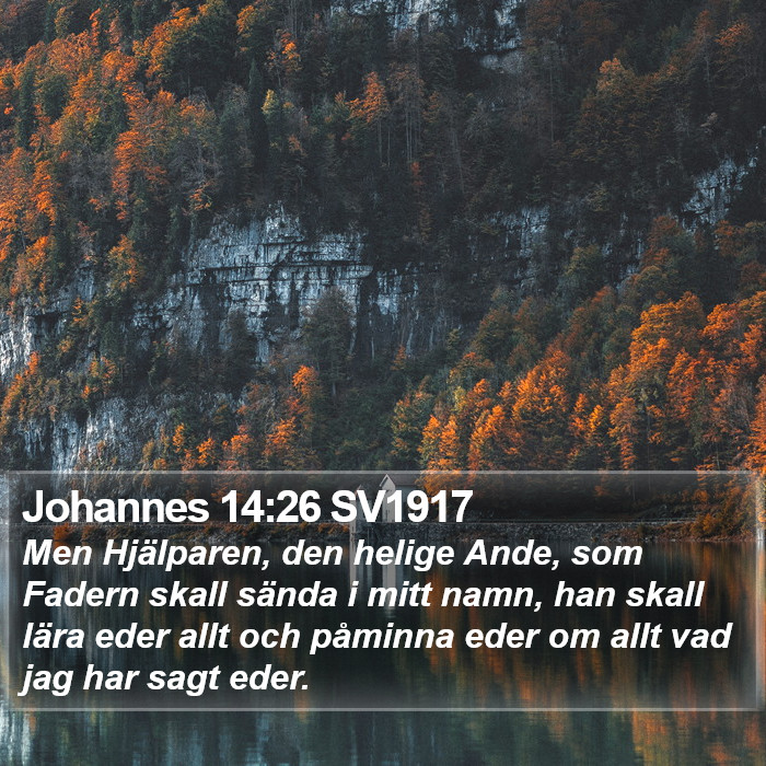 Johannes 14:26 SV1917 Bible Study