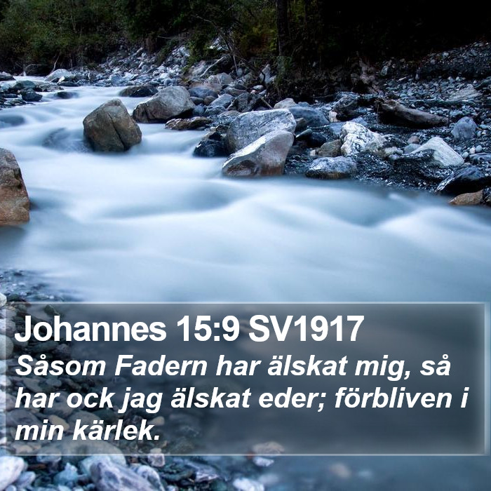 Johannes 15:9 SV1917 Bible Study