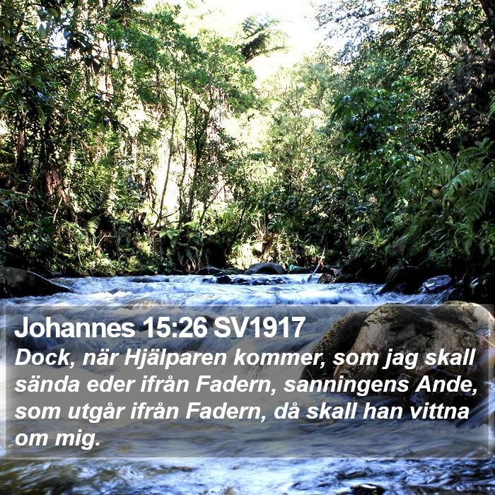 Johannes 15:26 SV1917 Bible Study