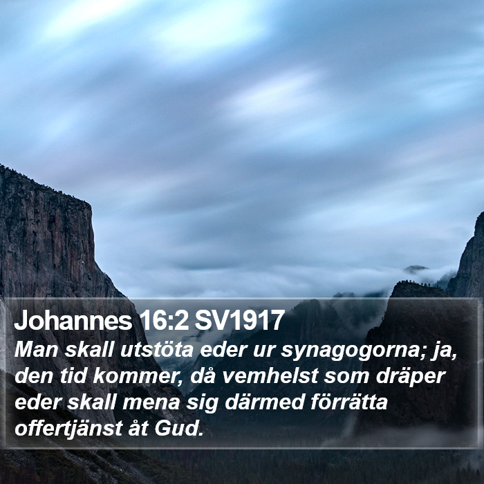 Johannes 16:2 SV1917 Bible Study