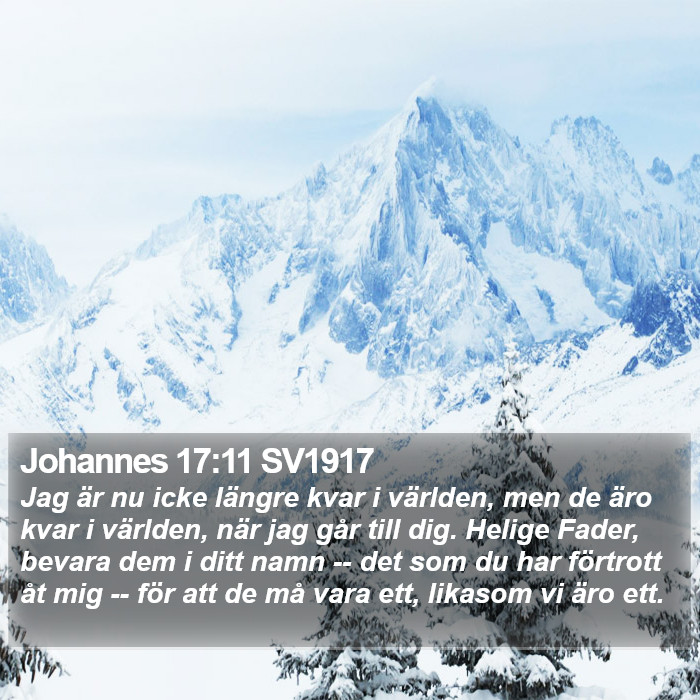 Johannes 17:11 SV1917 Bible Study