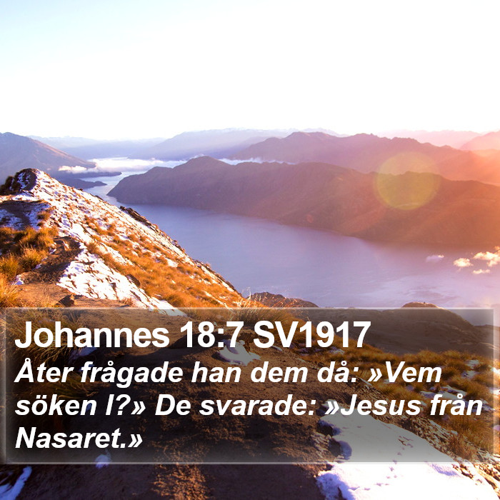 Johannes 18:7 SV1917 Bible Study